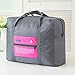 Dream Hunter Travel Bag Dh Waterproof Foldable 32 L Capacity Clothes Portable Luggage, Rose Red