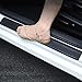 SENYAZON Car Threshold Pedal Sticker for Dodge Charger Decoration Scuff Plate Carbon Fibre Vinyl Sticker Car Accessories car-Styling (Blue)