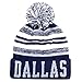 City Name Winter Beanies (Dallas Blue/Gray)