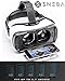 Vr Headset, Sneba Black Virtual Reality, Headset VR Glasses for 3D Video Movies Games for Apple iPhone 7 Plus, Samsung Huwei HTC More Smartphones