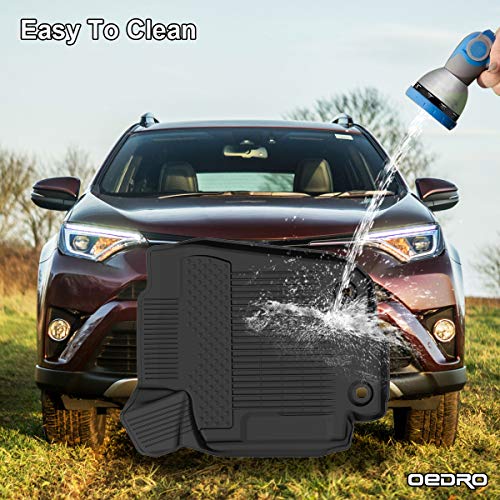 oEdRo Floor Mats Fit for 20132018 Toyota RAV4 (Standard Models ONLY