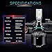 9006 LED Headlight Bulb - LED Headlamp 9006/HB4 All-in-one Conversion Kit, 6400 Lumens Extremely Bright, 6500K Cool White by Ravmix, 2-Year Warranty