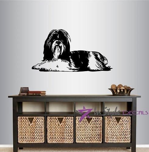 Amazon Com Wall Vinyl Decal Home Decor Art Sticker Long Haired
