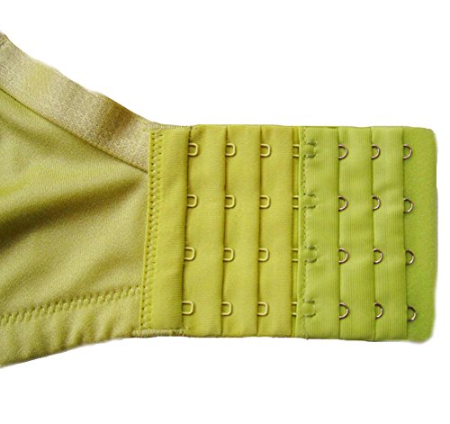 Ewandastore 28 Pcs Assorted Colors Women 4 Hook 3 Rows Spacing Bra Extender Strap