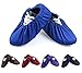 PlasMaller 5 Pairs Non Slip Washable Reusable Shoe Covers Cotton and Polyester for Household Thickened Boot Covers, 5 Colors, L