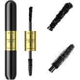 Fiber-infused Mascara, Dual-ended Design for Voluminous Eyelashes, Black | delicate microfibers create full, thick lashes