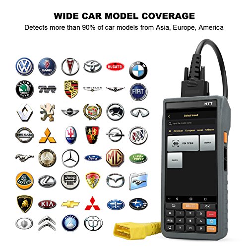 LAUNCH X-431 HTT Professial Diagnostic Device High-End OE-Level Handheld Android 7.0 Based for All-System with 15 Special Functions/Intelligence and Remote Diagnosis Covering 140+ Vehicle Makes