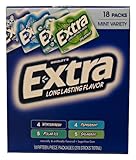 Extra Sugarfree Gum 18 Pack Mint Variety Box - 18 Packs of 15 Pieces (270 Pieces Total)