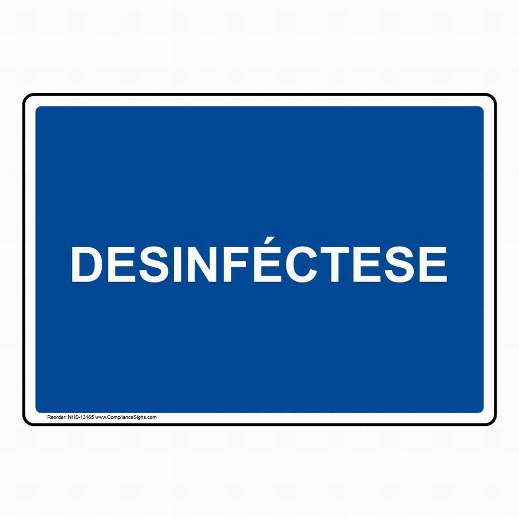 Classic Fashion Dylan Miller Road Sign Desinfectese Sign 12 X 16 Inches Metal Sign Office Products Online Shopping Sports Maaun Net