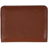 CTM Women's Mini Organizer Wallet, Cognac