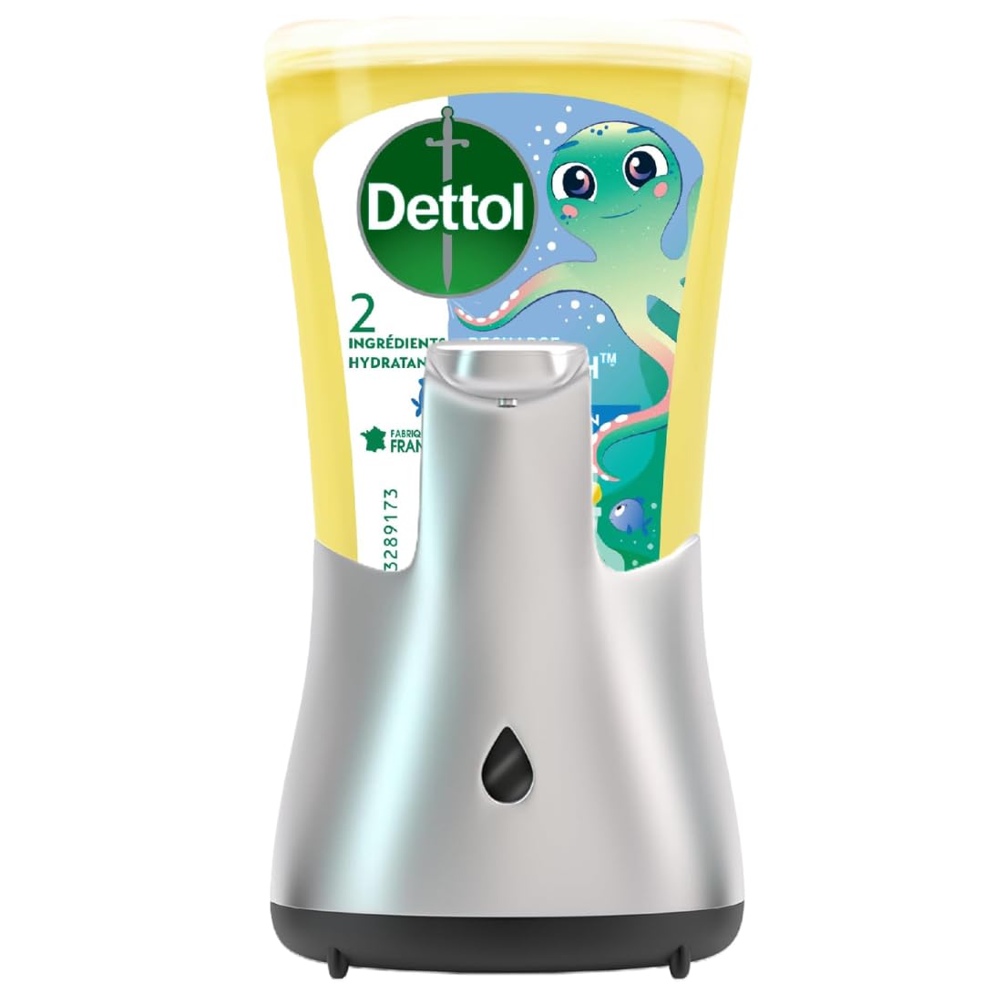 Dettol No Touch Kit Classic Automatic Soap Dispenser, Grapefruit, 250 ml