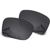 Well-aimed Replacement Lenses Compatible with Oakley Triggerman OO9266 Sunglasses - Black Polarized