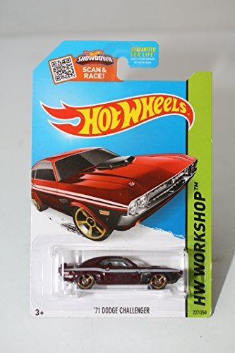 Hot Wheels 2015 HW Workshop '71 Dodge Challenger 227/250, Metallic Brown