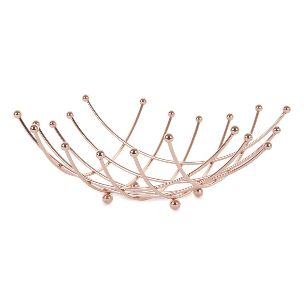 Apollo 4595 Copper Fruit Bowl Nest, 26x10.8x26