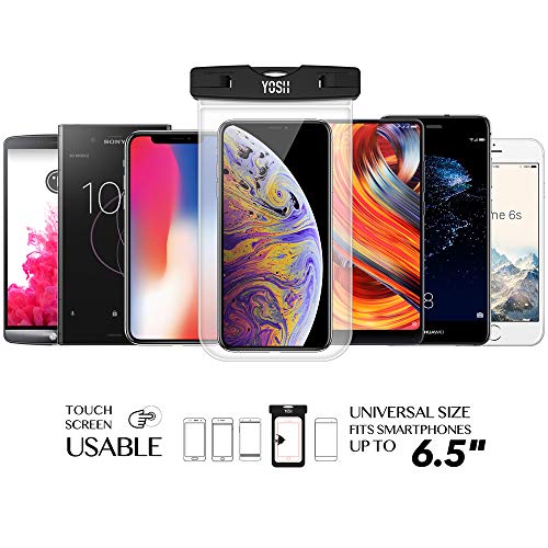 YOSH Waterproof Phone Lanyard Pouch Cell Phone Dry Bag Underwater for iPhone11 Pro Max XR XS X 8 7 6 SE Galaxy Pixel up… - Image 3