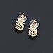 Zealmer Women Gold Plated Pineapple Stud Earrings