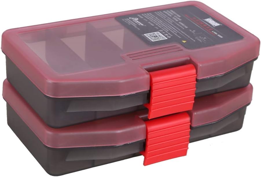 Kingdom Fishing Lure Box Tackle Bait Storage New PP Material Durable Multifunctional Design Large Capacity Four Sizes With Drain Hole Stiff