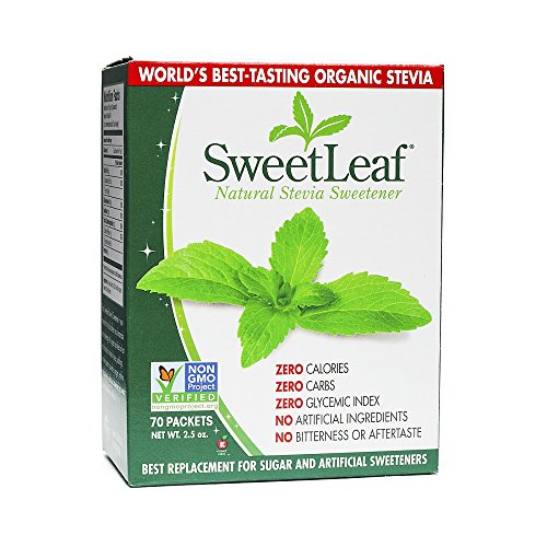 Sweet Leaf Sweetener Sweeteners SweetLeaf 70 packets (a) - 2pc