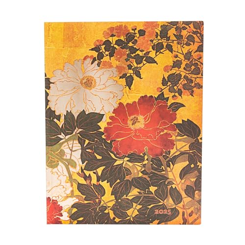 Paperblanks 12-Monatskalender Softcover Flexi 2025, Natsu, Ultra, Vertikal, Elastikband-Verschluss