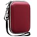 Lacdo Hard Drive Case for Seagate Portable HDD/Seagate Game Drive for PS5 / One Touch/Ultra Touch Portable External Hard Drive 1TB 2TB 3TB 4TB 5TB USB 3.0 2.5 Inch Travel Bag, Red