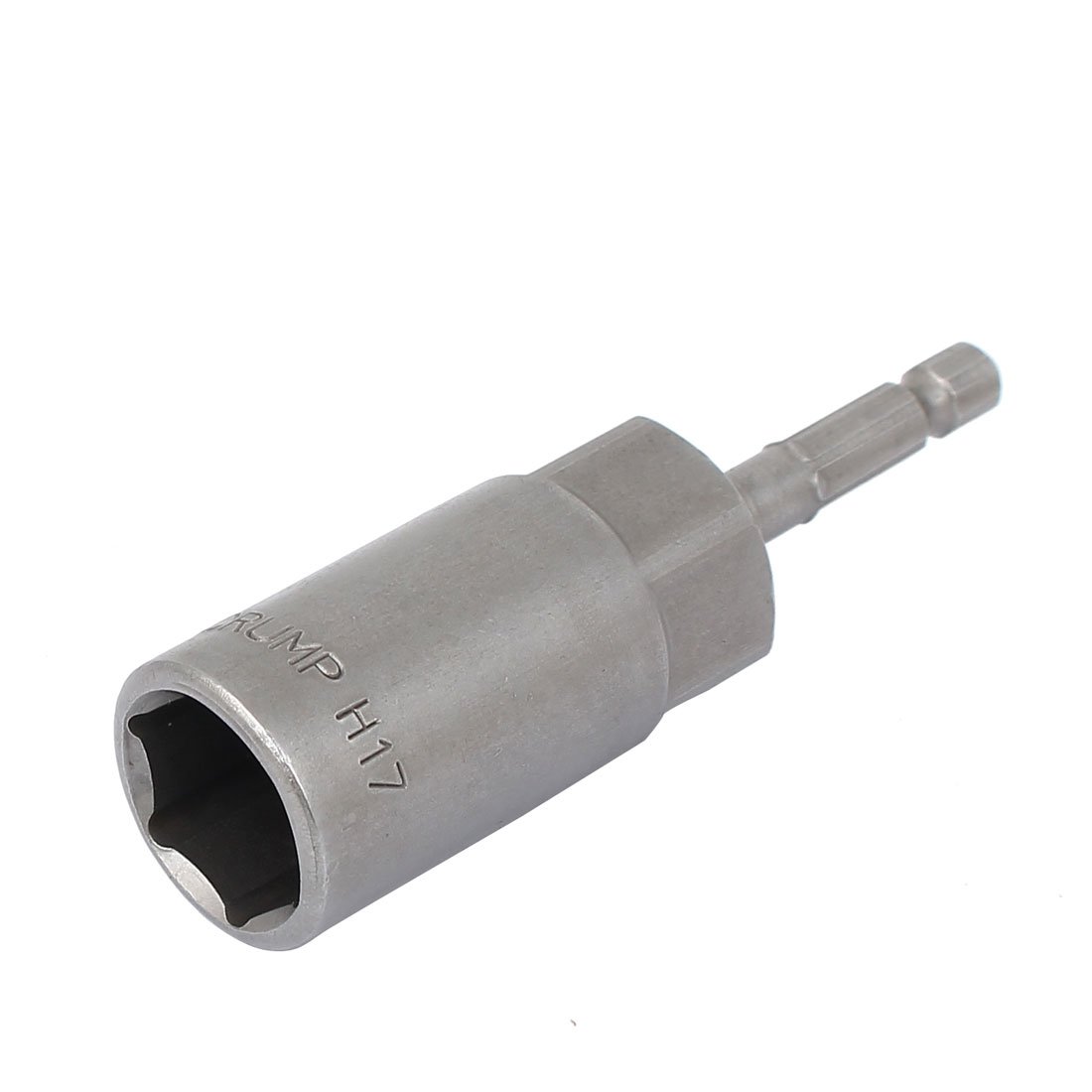 Sourcingmap 80mm Length H17 Hex Socket Impact Nut Setter Driver Bit Adapter