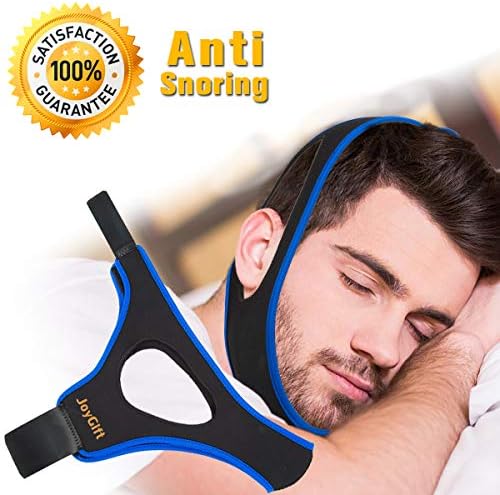 Anti Snoring Chin Strap, Snoring Solution and Anti Snoring Devices, Snoring Chin Strap for Sleep, Adjustable Snore Chin Strap for Sleeping, Stop Snoring Devices Sleep Aids for Men Women Kids.