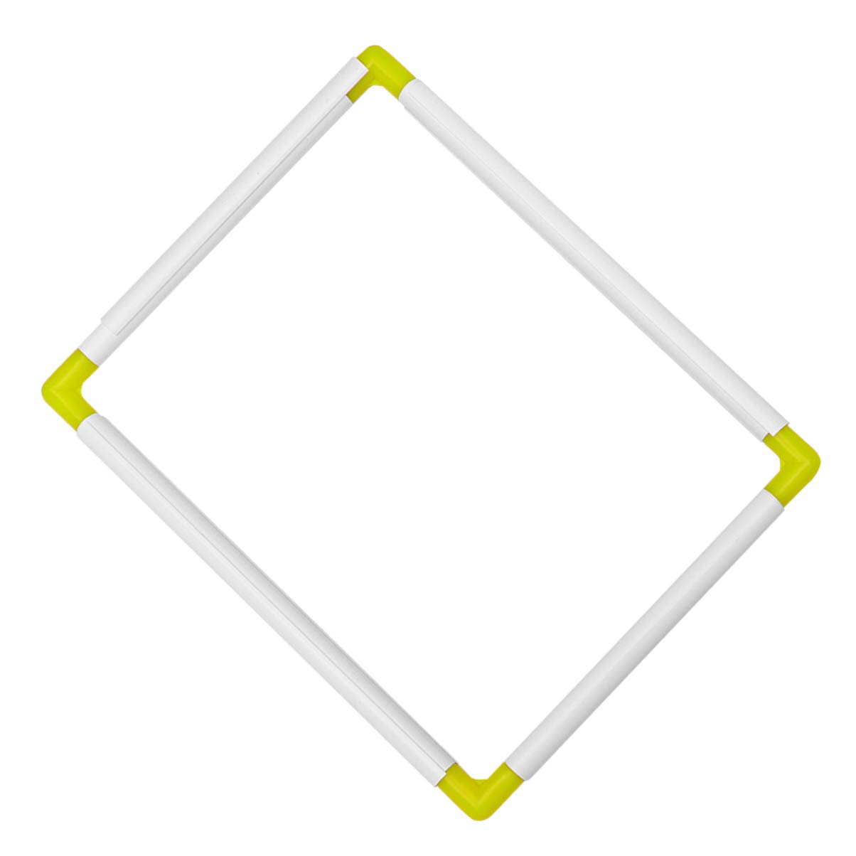 HEALLILY 30x40cm Embroidery Clip Frame Handheld Cross Stitch Frame PVC Quilting Needlework Frame Hoop for DIY Projects (Random Color)