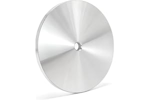 QZATTCAEN Aluminum Grinding & Polishing Disc Base Plate - 6" x 1/2" Arbor for Flat Abrasive Wheels & Slant Cabber Machines & Backer-Disc - 1 Pack