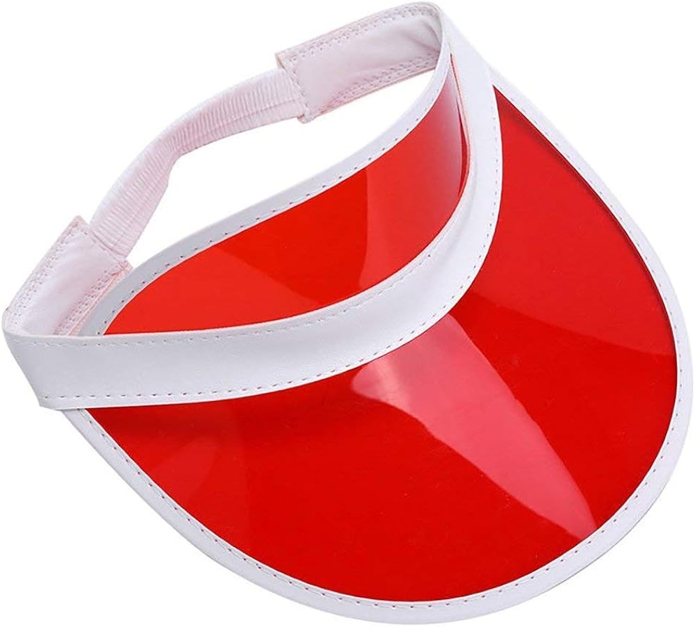 JUIOKK Empty Top Transparent Visor Hats 