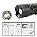 EVOLUTION OUTDOORS Military Tactical LED Flashlight - Bright 800 Lumens LED Torch Flashlight with 18650 Rechargeable Battery and Charger and AAA Battery Holder for Work, Car, Flashlights - 5 Modes