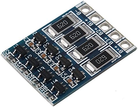 BOPU DC3.6V 4 Cells LiFePO4 Li-ion Lithium 18650 14450 Battery Voltage Current Balancing PCB