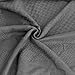 Explore Land Cotton Shemagh Tactical Desert Scarf Wrap (Charcoal Gray)