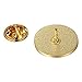 GuDeKe Tetragrammaton Lapel Pin Round Gold Jehovah Witness Women or Men Suits (3-Pack)