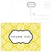 Note Card Cafe Thank You Postcards Assortment Bulk | 60 Pack | 6 Designs Damask Thank You Set | 4.25” x 6” Postcard Standard Size Mail USPS Stamp | Wedding, Baby, Bridal Shower, Birthday
