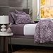 Amazon Brand – Pinzon Lightweight Cotton Flannel Sham - Standard, Floral Lavender