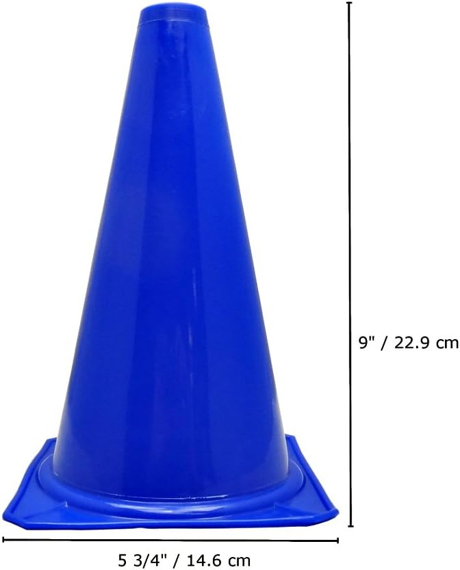 BlueDot Trading Cones (60-Pack), 9-Inch, Blue : Sports & Outdoors