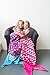 Sleepyheads Mermaid Tail Blanket Super Soft Fleece Sleeping Bag for Kids and Adults Blue and Purple with Blue Tail (SH5500-5005)