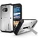HTC One M9 case, COVRWARE [ Vault Series ] Full-body Tank Armor Protective Case with (Built-in Screen Protector) and Kickstand for HTC One M9 (2015 Release) - Retail Package - Black/Silver