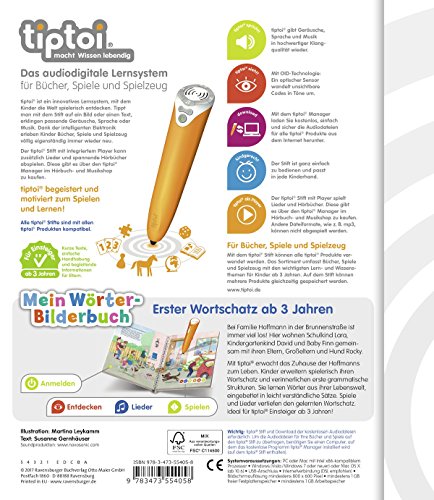 Ravensburger tiptoi® Buch | Mein Wörter-Bilderbuch: Unser Zuhause + Kinder Weltkarte - Länder, Tiere, Kontinente – Bild 6