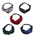 driew Satin Headband, Silk Headbands for Women Pack of 5