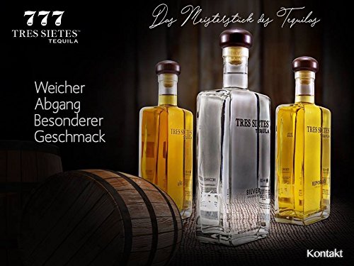 Tequila Tres Sietes 777 Silver - 700ml – Bild 7