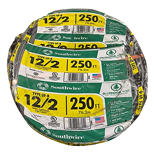 Southwire 250 12 2 Ufw G Wire Gray 250 Feet Pricepulse