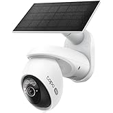 Tapo 4K Outdoor Pan/Tilt Wireless Security Camera - Battery with Solar Charging, 360° Motion Track, 24/7 Capture, Person/Vehicle Detection, Subscription-Free Local Storage or Optional Cloud, C660 KIT