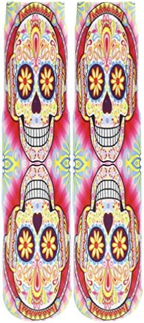 Men's Cool 3D Printed Crazy Funny Colorful Novelty Graphic Basketball Crew Tube Socks