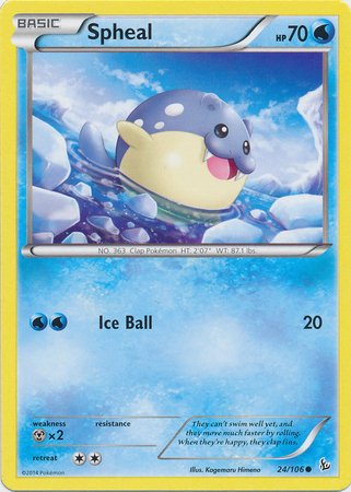 Pokemon - Spheal (24) - XY Flashfire