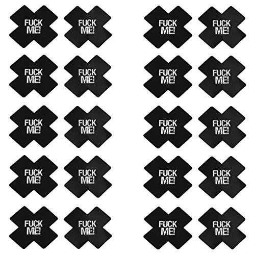 10 Pairs Black Adhensive Nipple Covers Disposable Breast Pasties Patels - Thumbnail 3