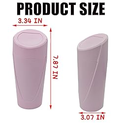 Osilly Car Trash Can with Lid, Mini Portable