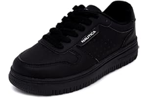 Nautica Boys Low-Top Sneakers, Basketball Tennis Shoes for Kids, Outdoor School Running Shoes - Sizes for Big Kid/Little Kid