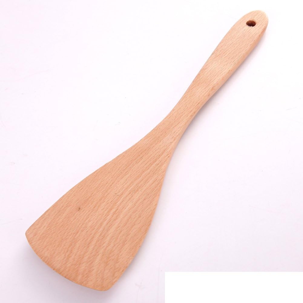 LI Spoon Wooden shovel/spatula/spoons/ladle,set of 2-34cm-B