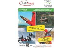 TrakMaps TOPO Newfoundland & Labrador with Forestry Layer & Back Roads